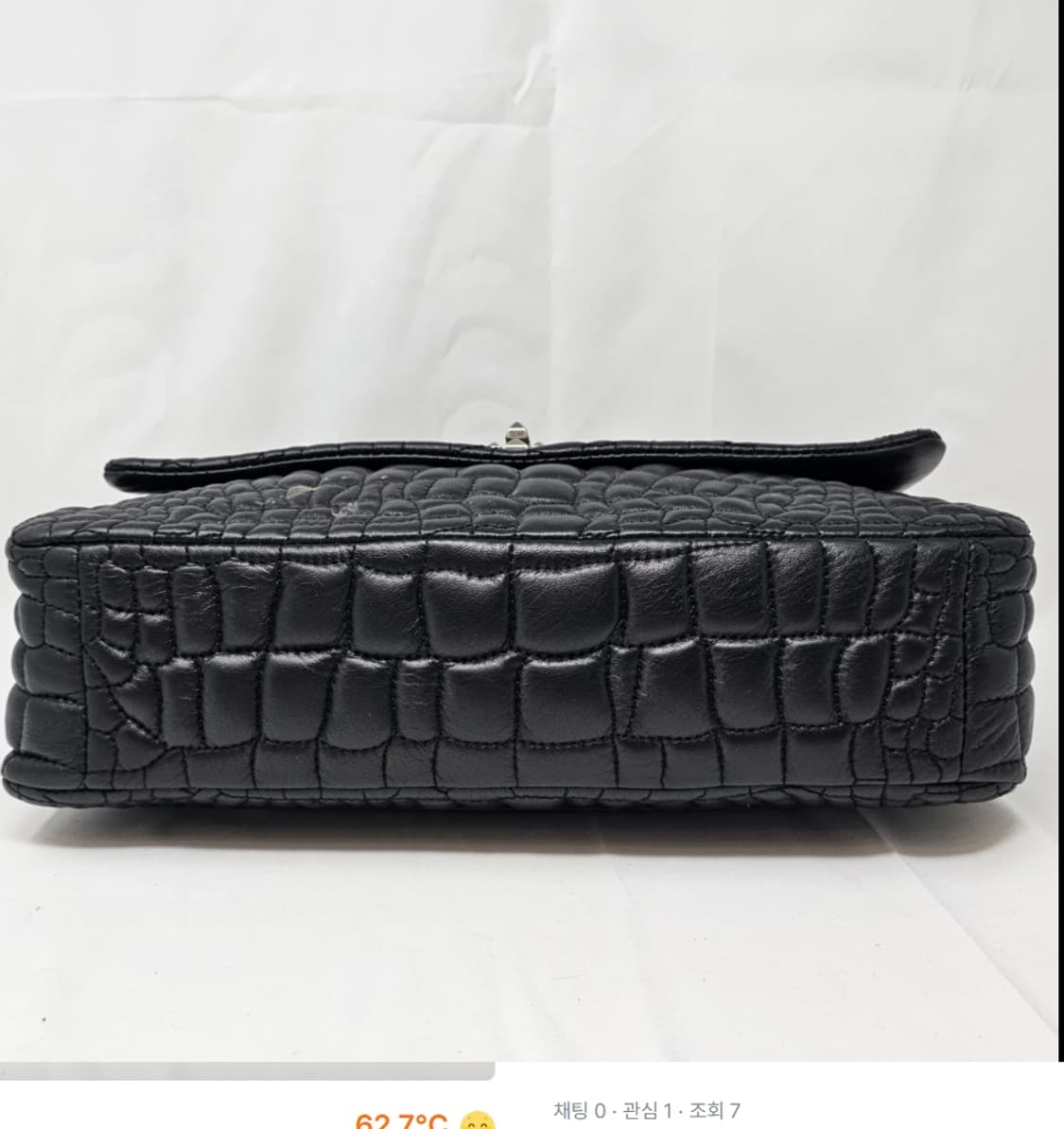 랑방 블랙 퀼팅 가죽 숄더백 상품이미지4