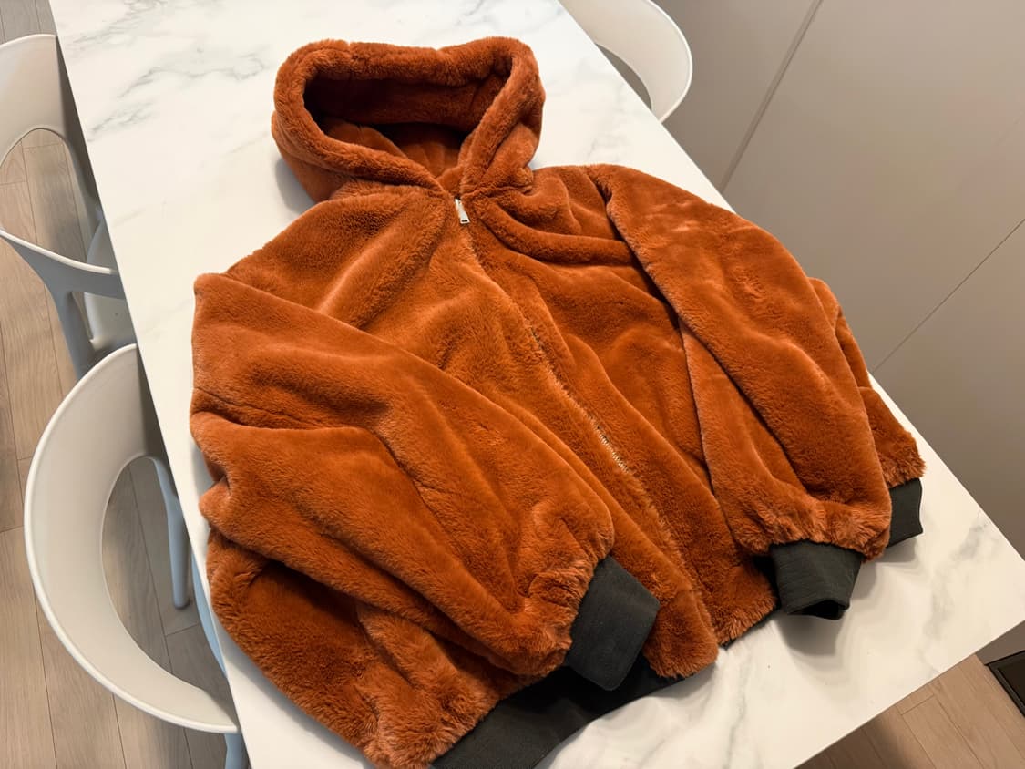 자라 퍼 양면 패딩 L 정품 상품이미지2