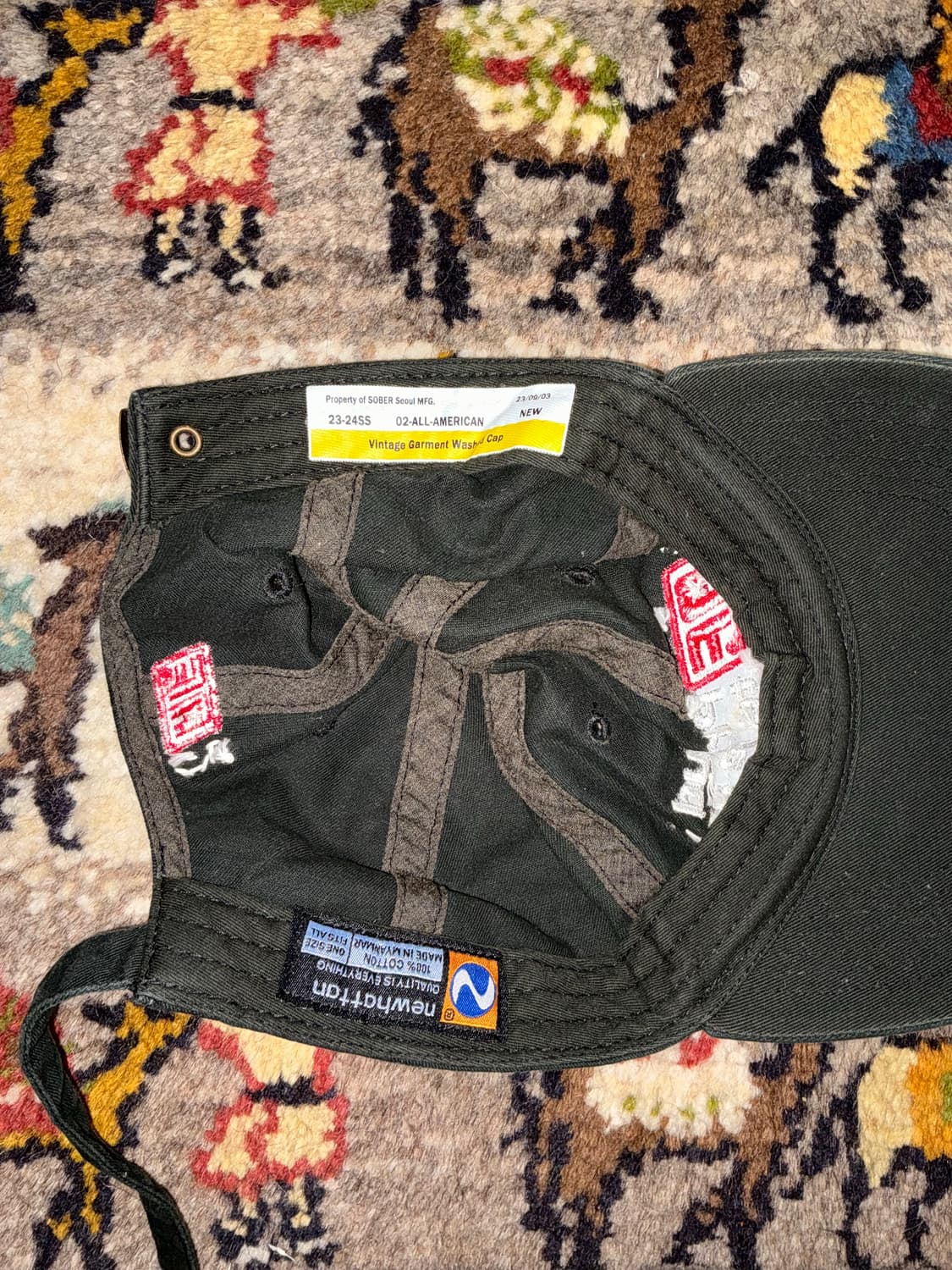 Sober 소버 빈티지 레전드 유튜브 각 모자 상품이미지2