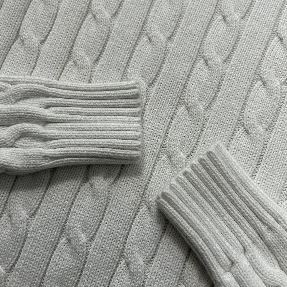 폴로 랄프로렌 화이트 케이블 니트  상품이미지4