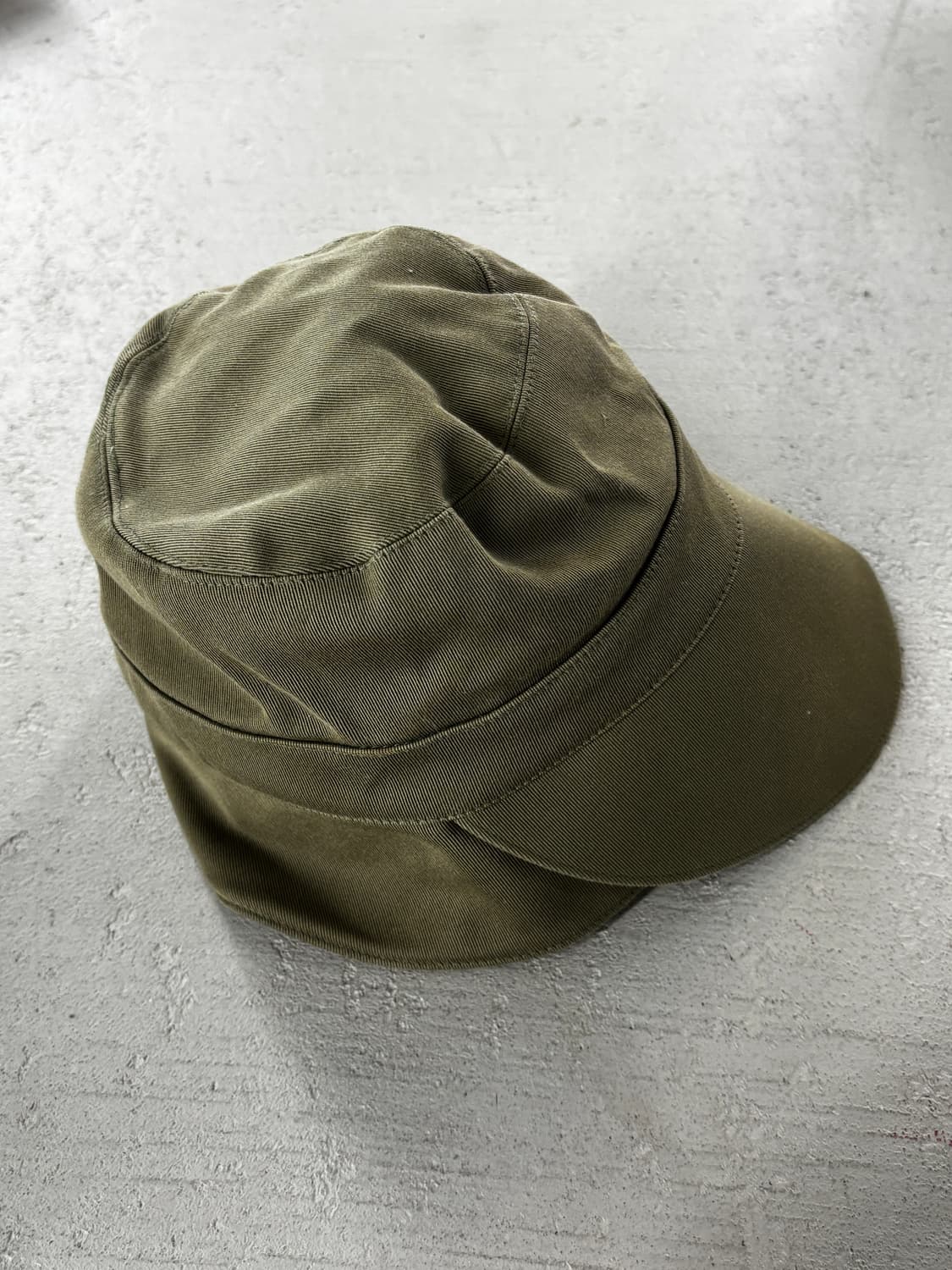 COS 카키색 코튼 캡 모자 상품이미지3