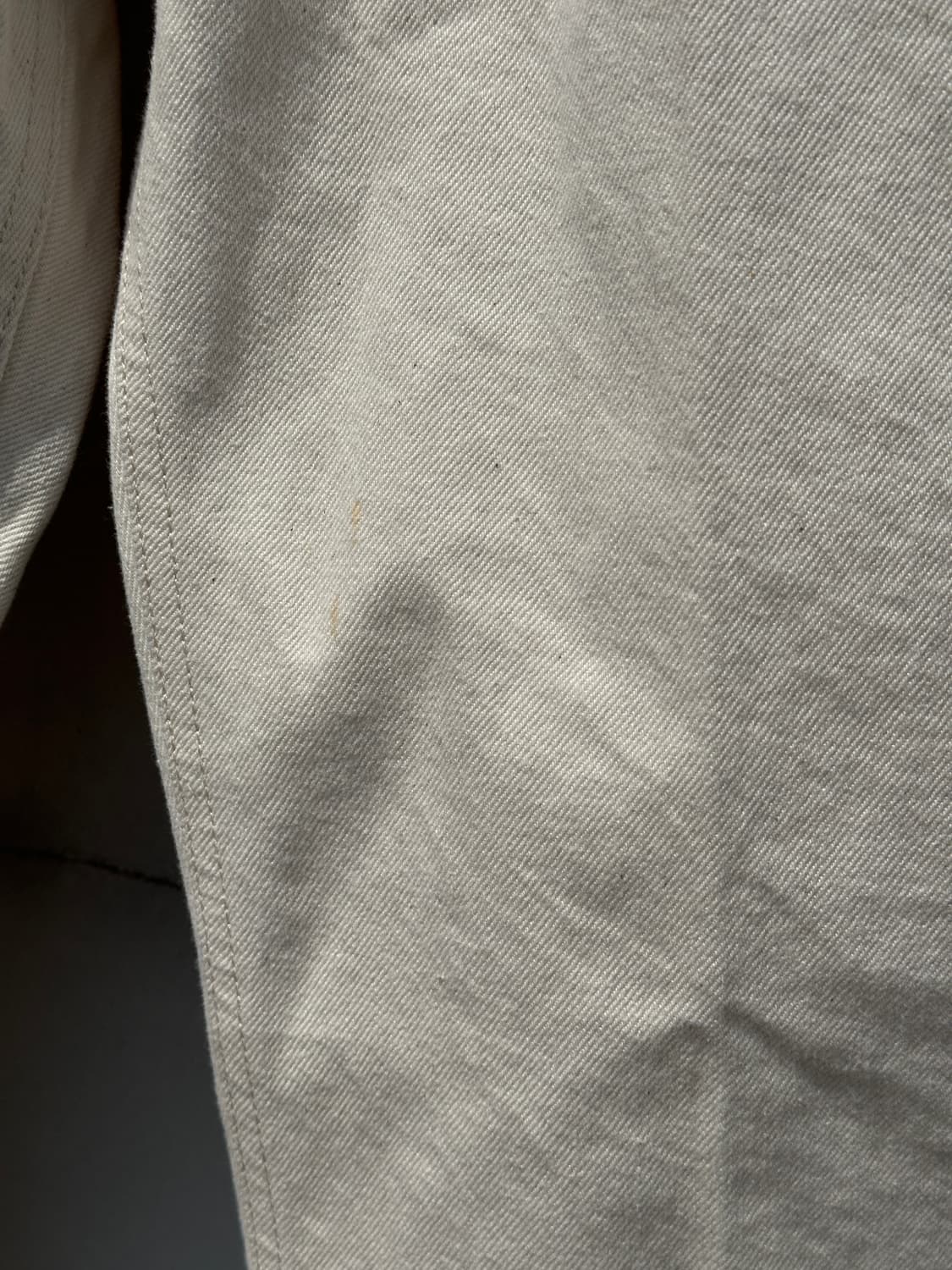 [32] HISHIMOTO 히시모토 아이보리 데님 팬츠 Japan 상품이미지5