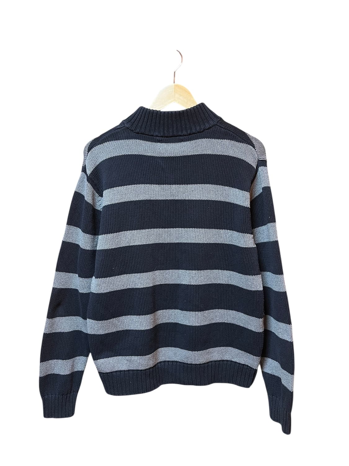 Chaps Striped Half-Zip Sweater M 상품이미지2