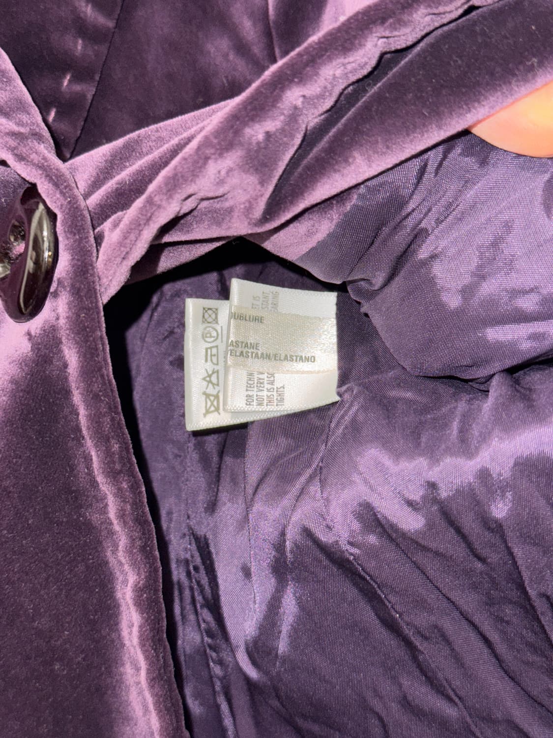 ESCADA 퍼플 벨벳 자켓(34) 상품이미지5