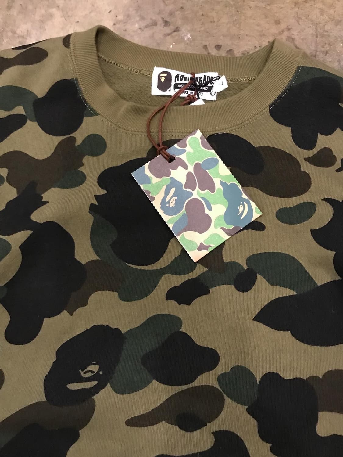 Bape Camouflage Sweat Shirts ( 새상품 ) 상품이미지7