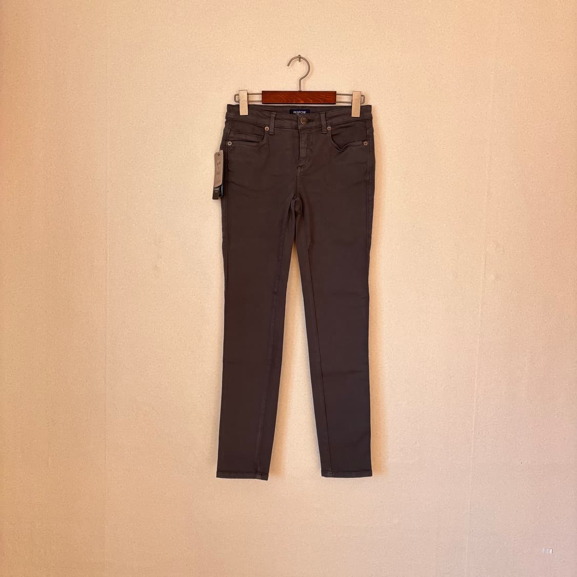 새제품 그레이 페스파우 슬림 25 26 스키니진 이태리 스판 청바지  상품이미지1