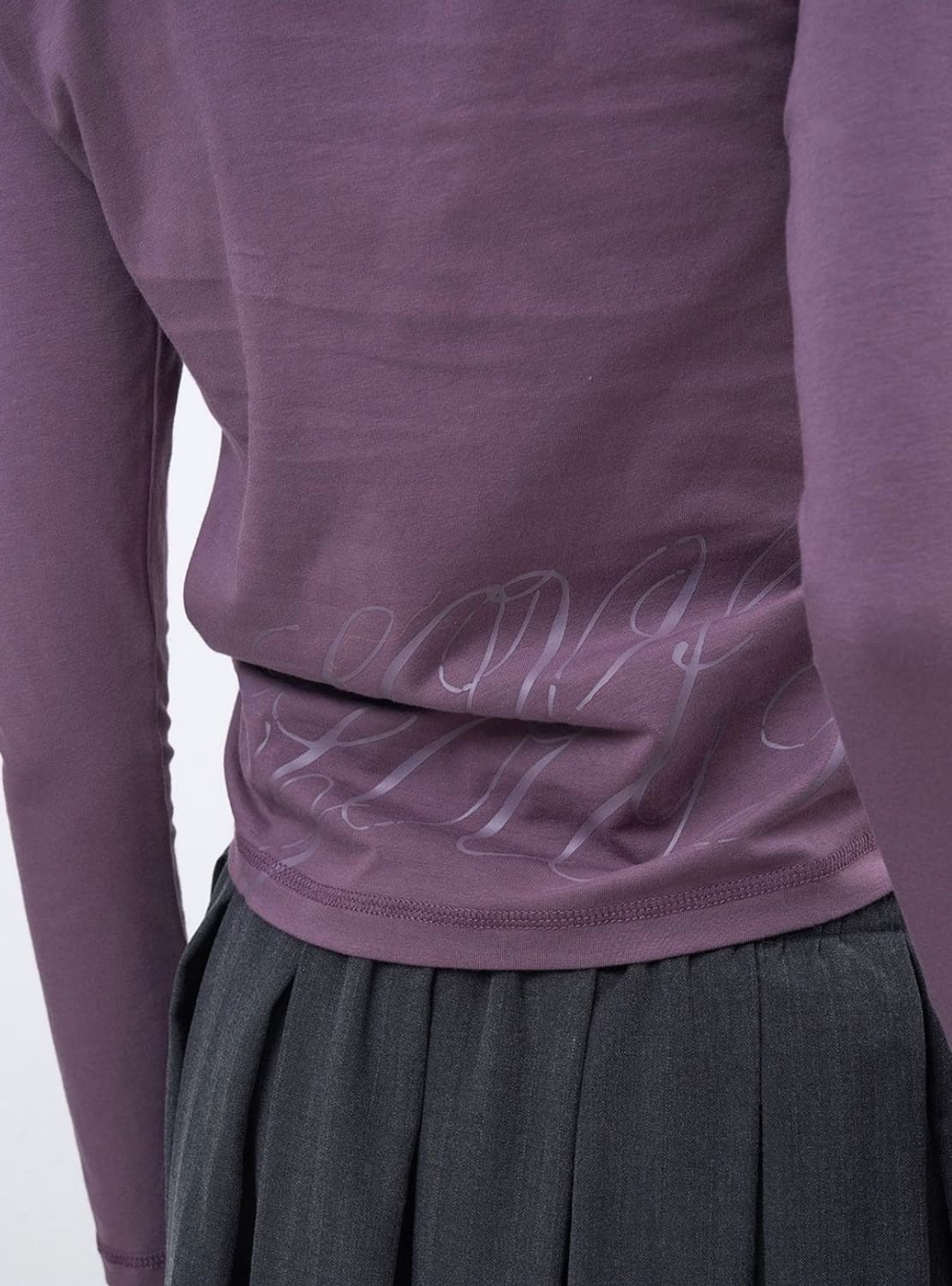 파르티멘토우먼 LONG SLEEVE TEE_VIOLET 상품이미지2