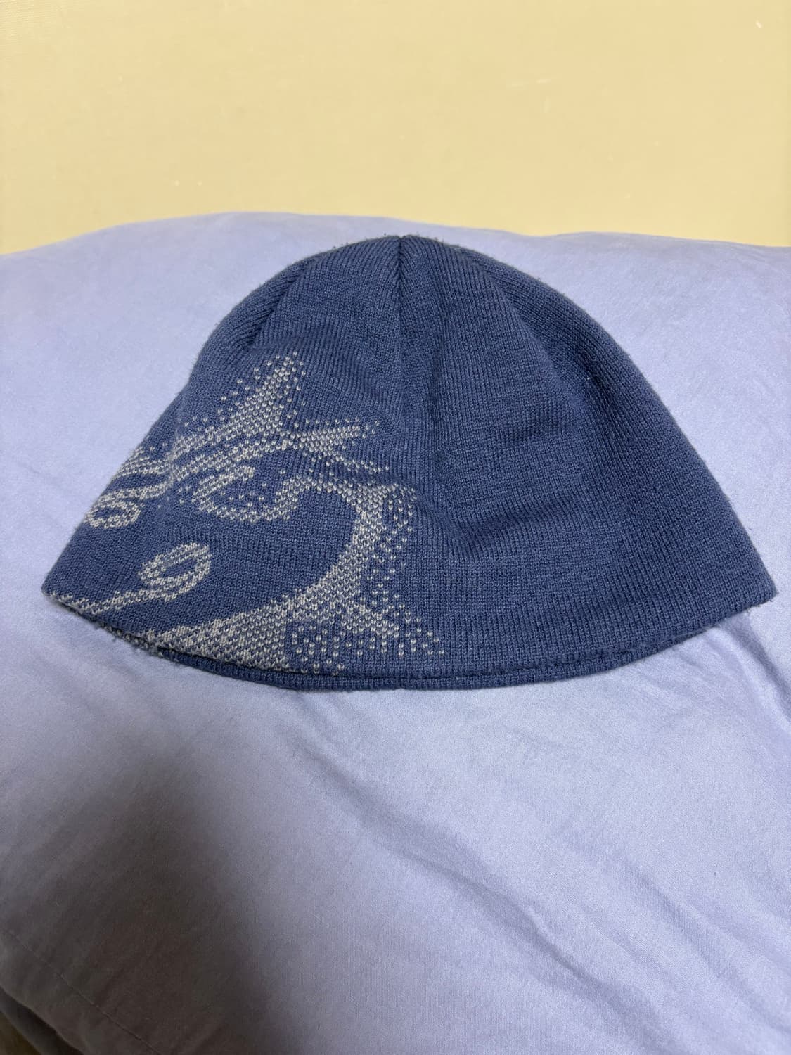 산산기어 23FW 로고 비니 네이비 상품이미지2