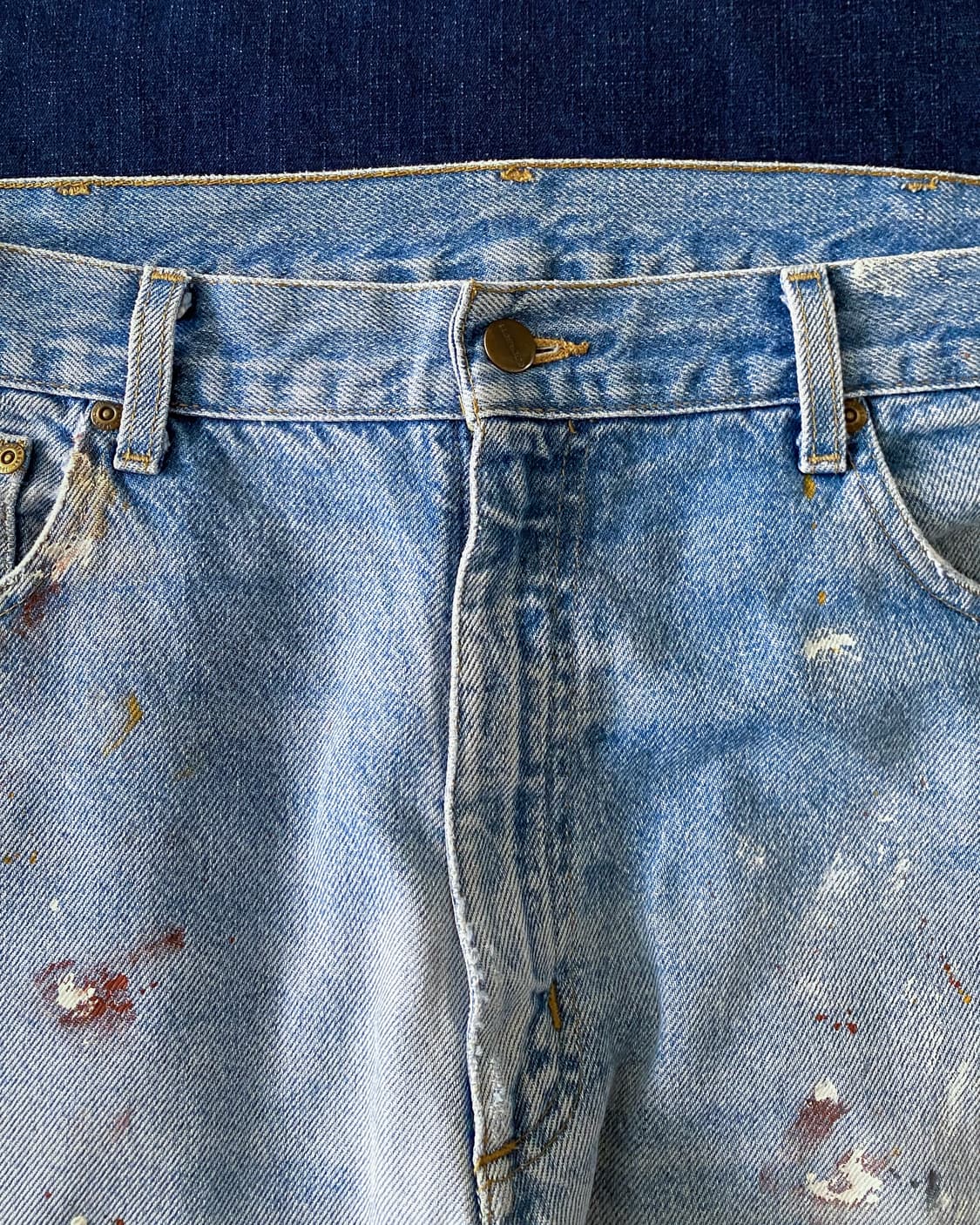 칼하트 페인팅 데님 팬츠 상품이미지3