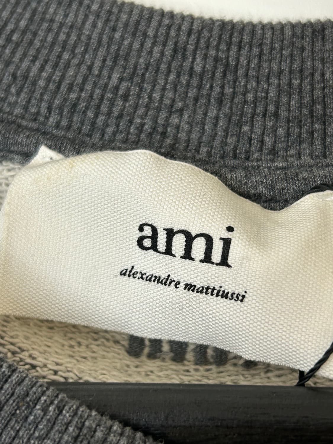 Ami 아미 하트패치 그레이 맨투맨   상품이미지7