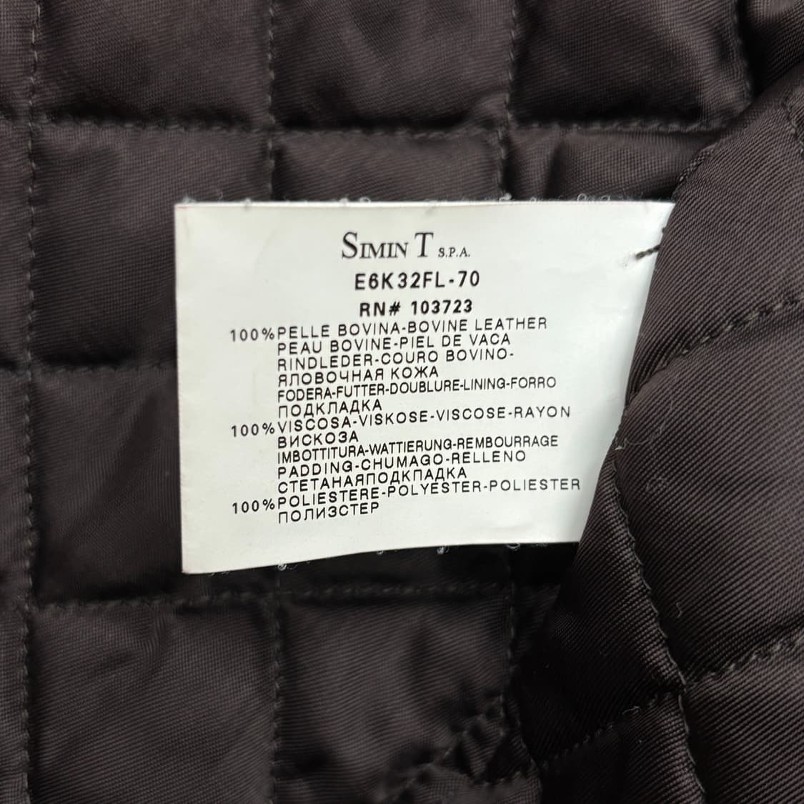 00's 아르마니 진스 레더 코트 상품이미지10