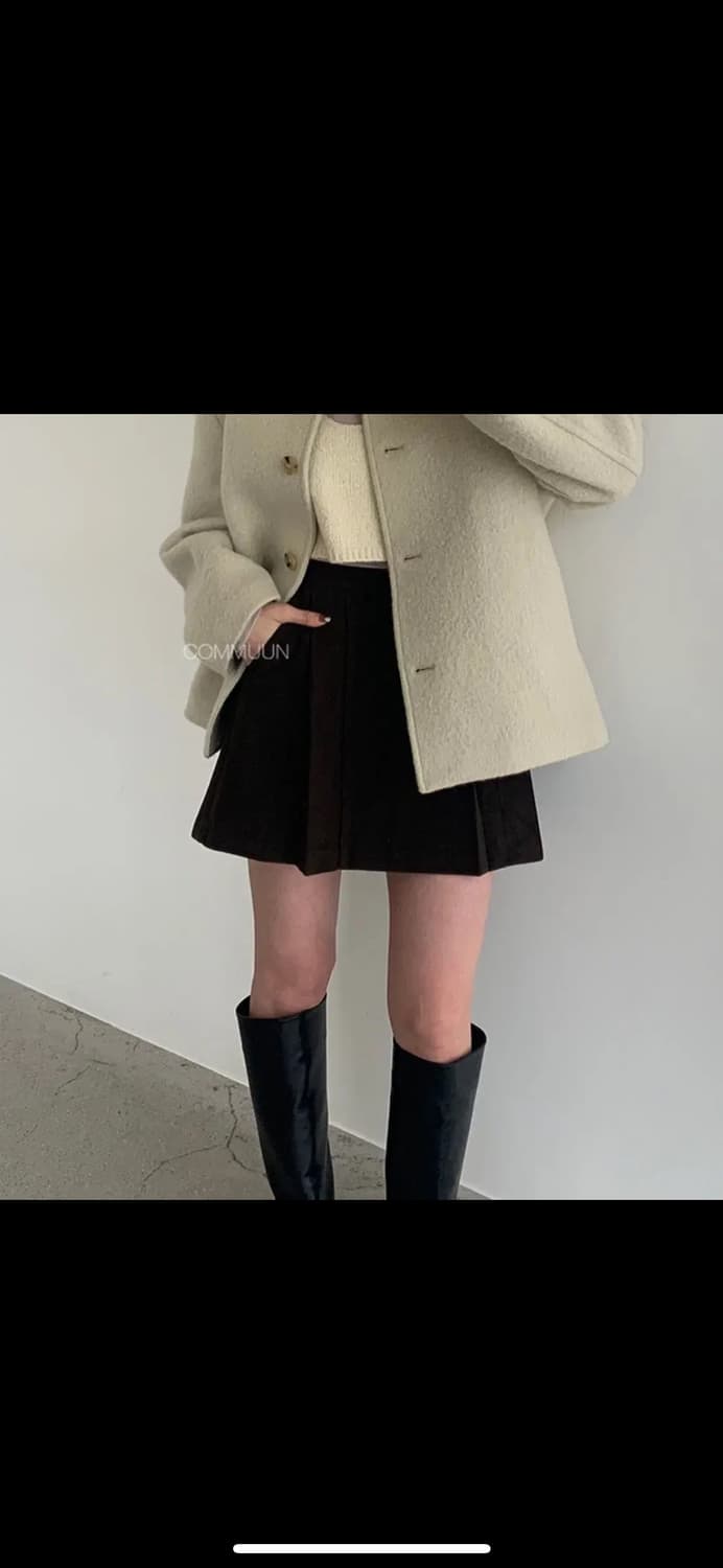 러브유쏘머치 젬마 스커트 브라운 m 상품이미지1