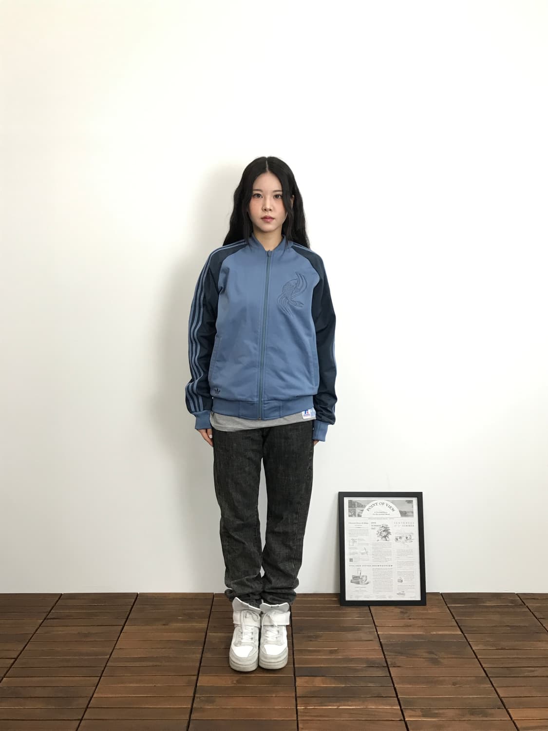 00's Adidas Koi Embroidery Track Jacket 상품이미지1