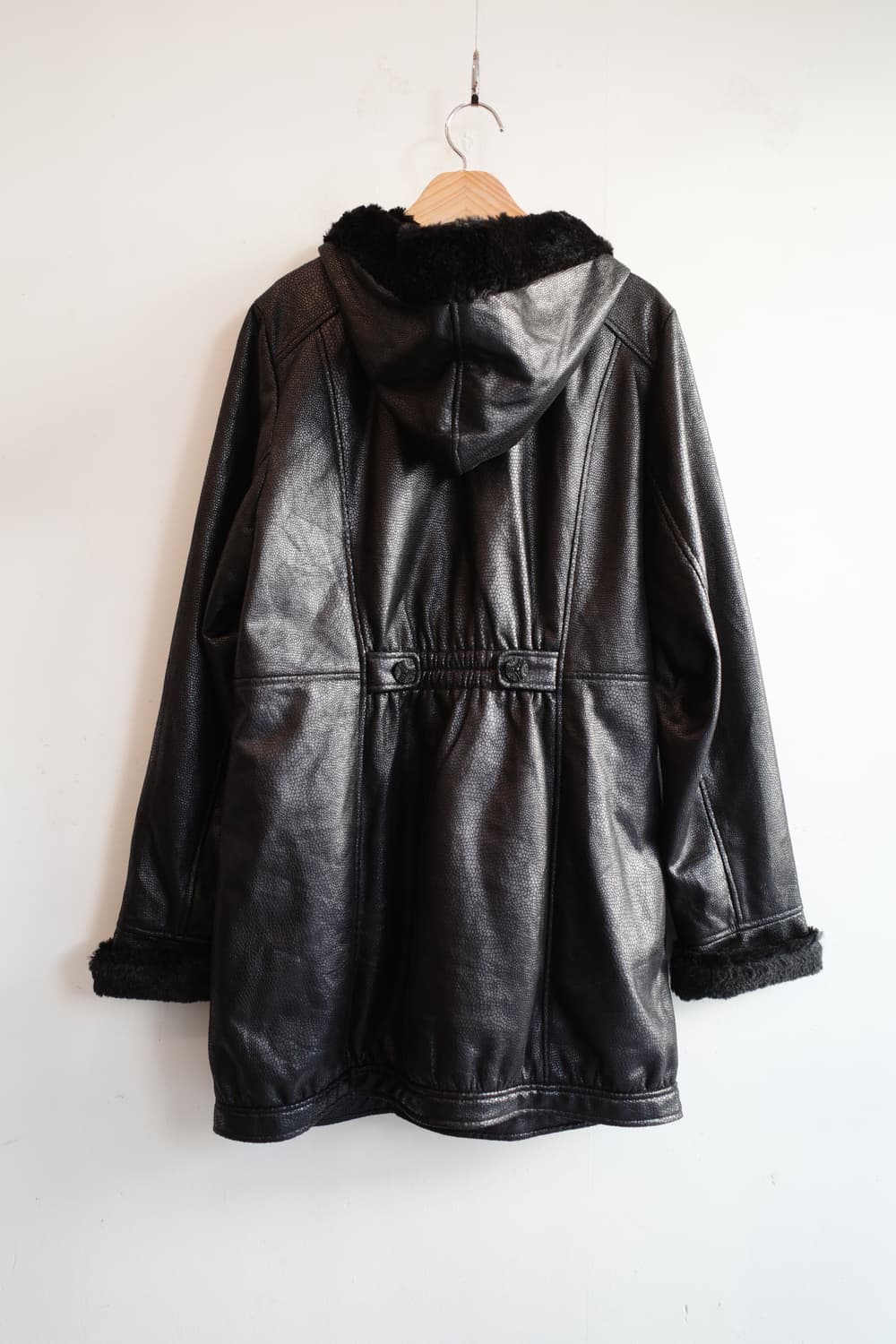 Japan brand 뱀피 패턴 롱코트  상품이미지8