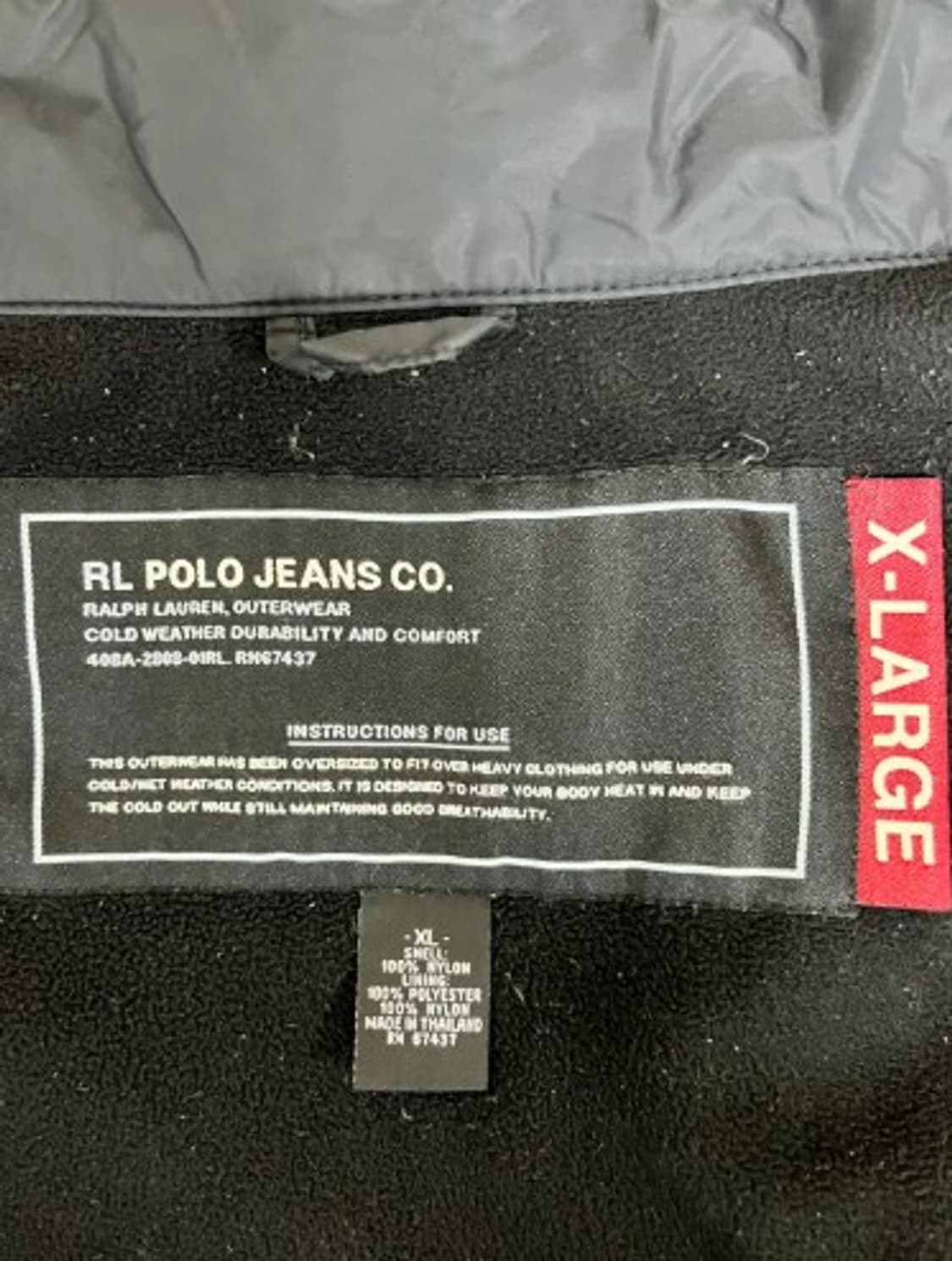 폴로진스 남성 바람막이윈드자켓 XL 상품이미지5