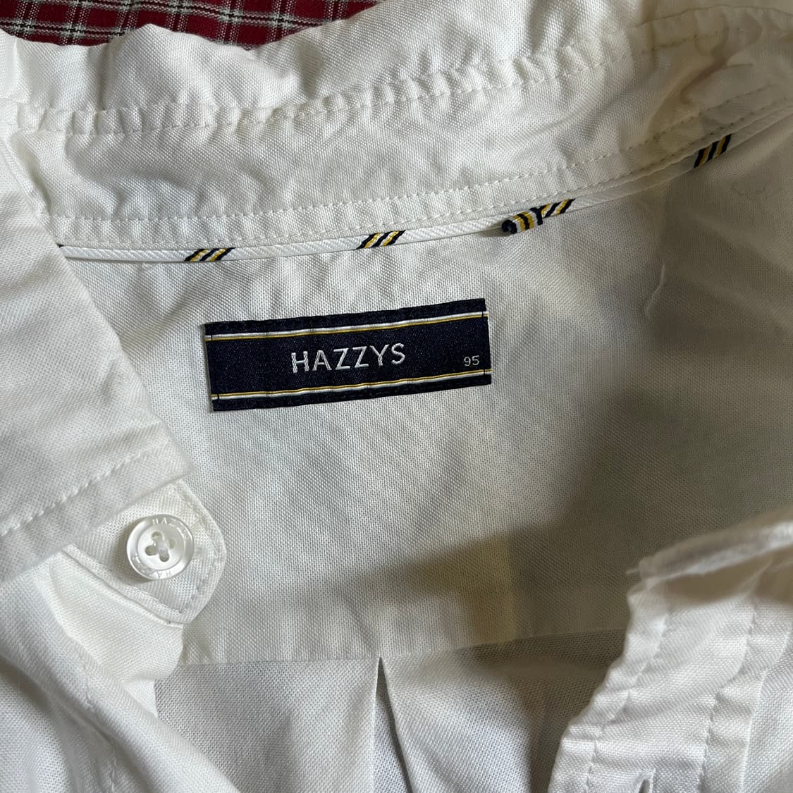 헤지스 코튼 화이트 셔츠 상품이미지5