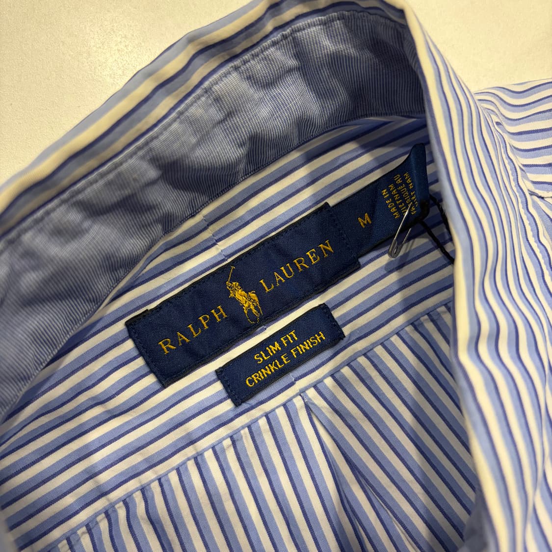 [M] 폴로 랄프로렌 슬림핏 스트라이프 셔츠 D413 상품이미지5