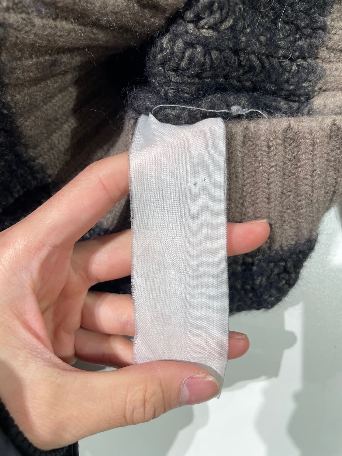 아르마니 꼴레지오니 패널 울 투 웨이 집업 크롭 자켓 상품이미지8