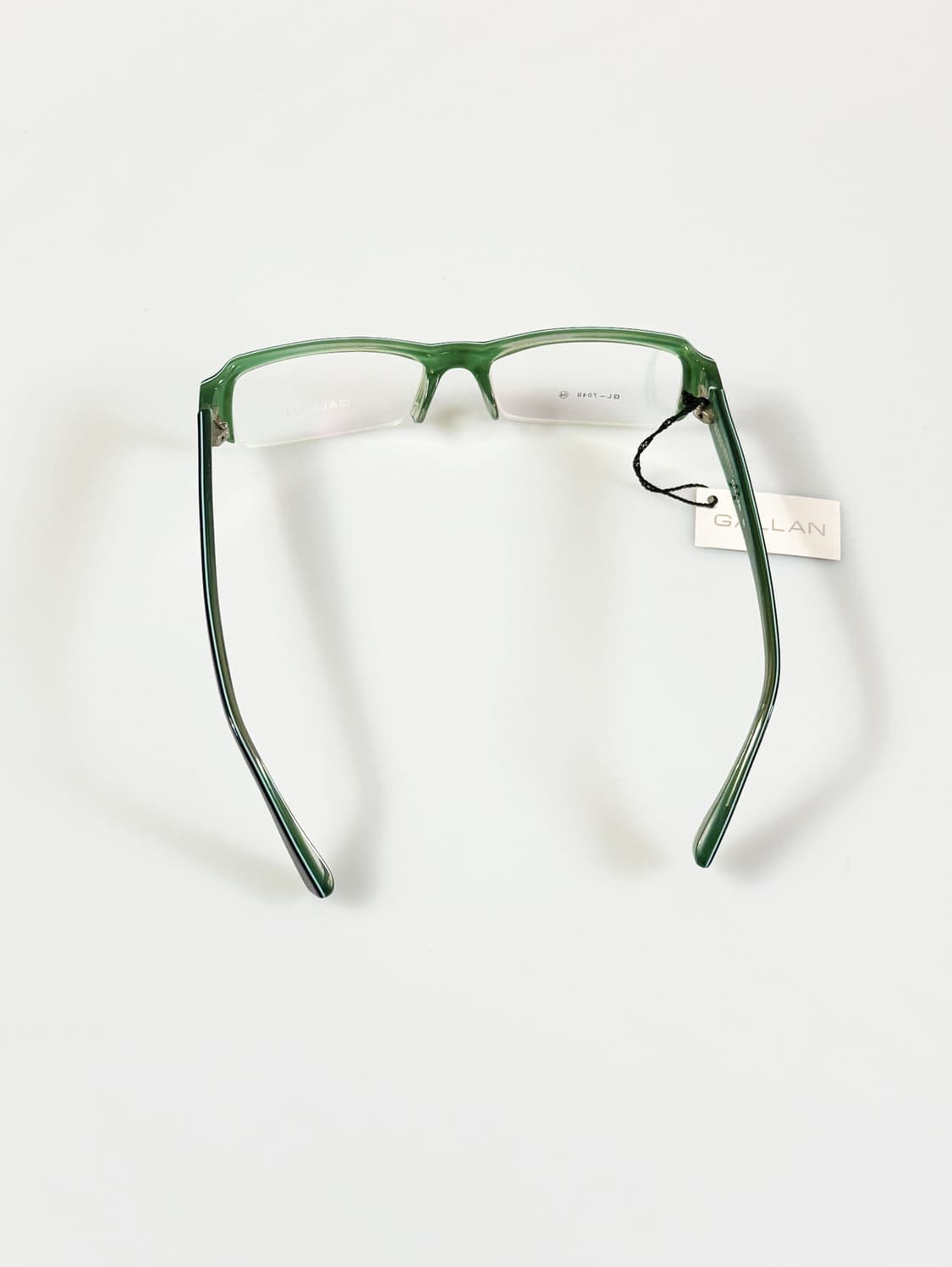 GALLAN 투톤 뿔테 반무테 스퀘어 빈티지 안경 상품이미지5