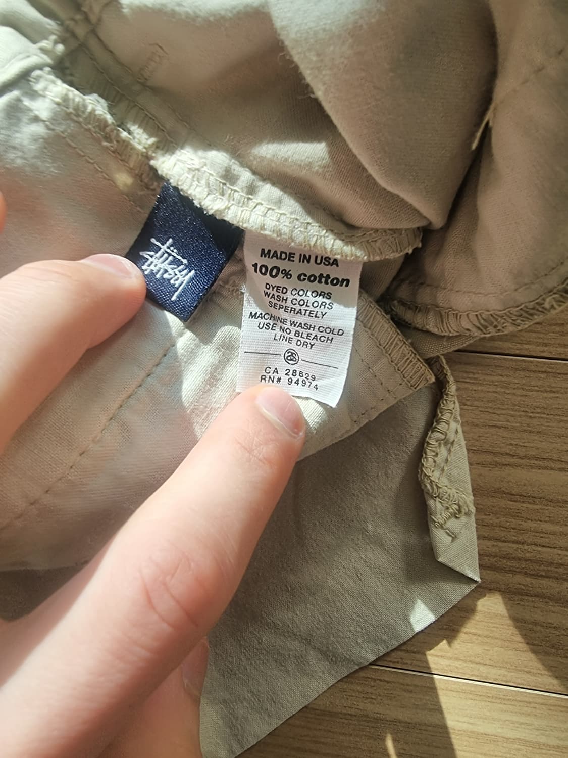 90's usa 스투시 old stussy 워크팬츠 상품이미지7