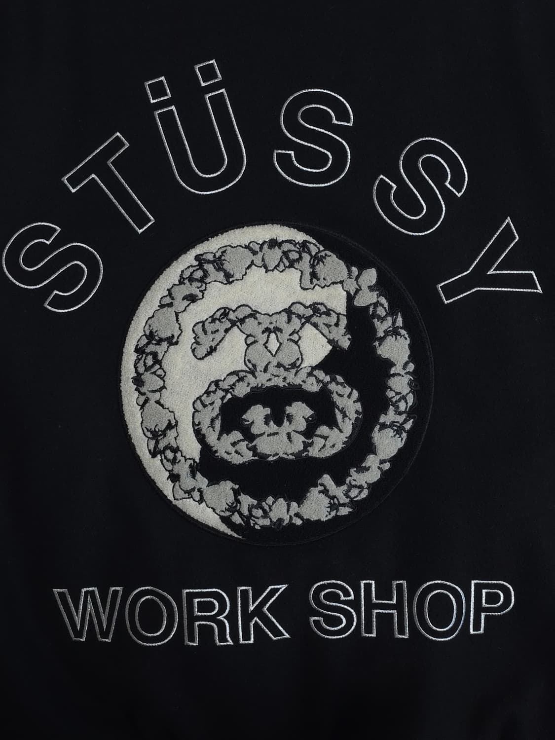 [XL] 스투시 아워레가시 데님티어스 TTL 바시티 자켓 블랙 상품이미지6