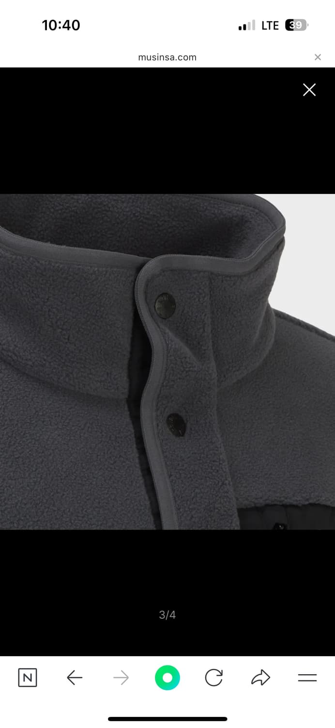 노스페이스 풀오버 L(100) 차콜 상품이미지3