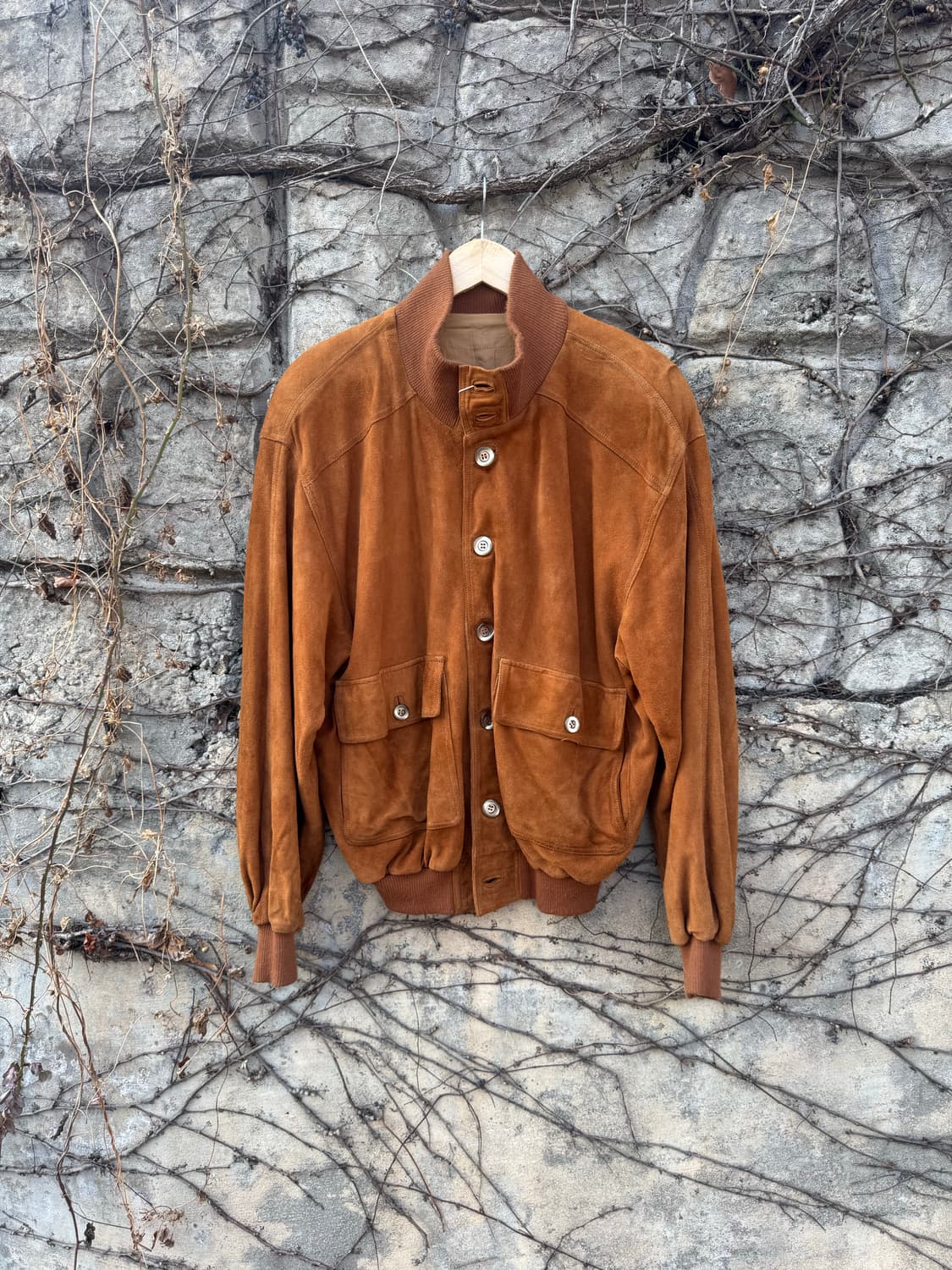 미군 a-1 스타일 빈티지 양가죽 스웨이드 자켓 상품이미지1