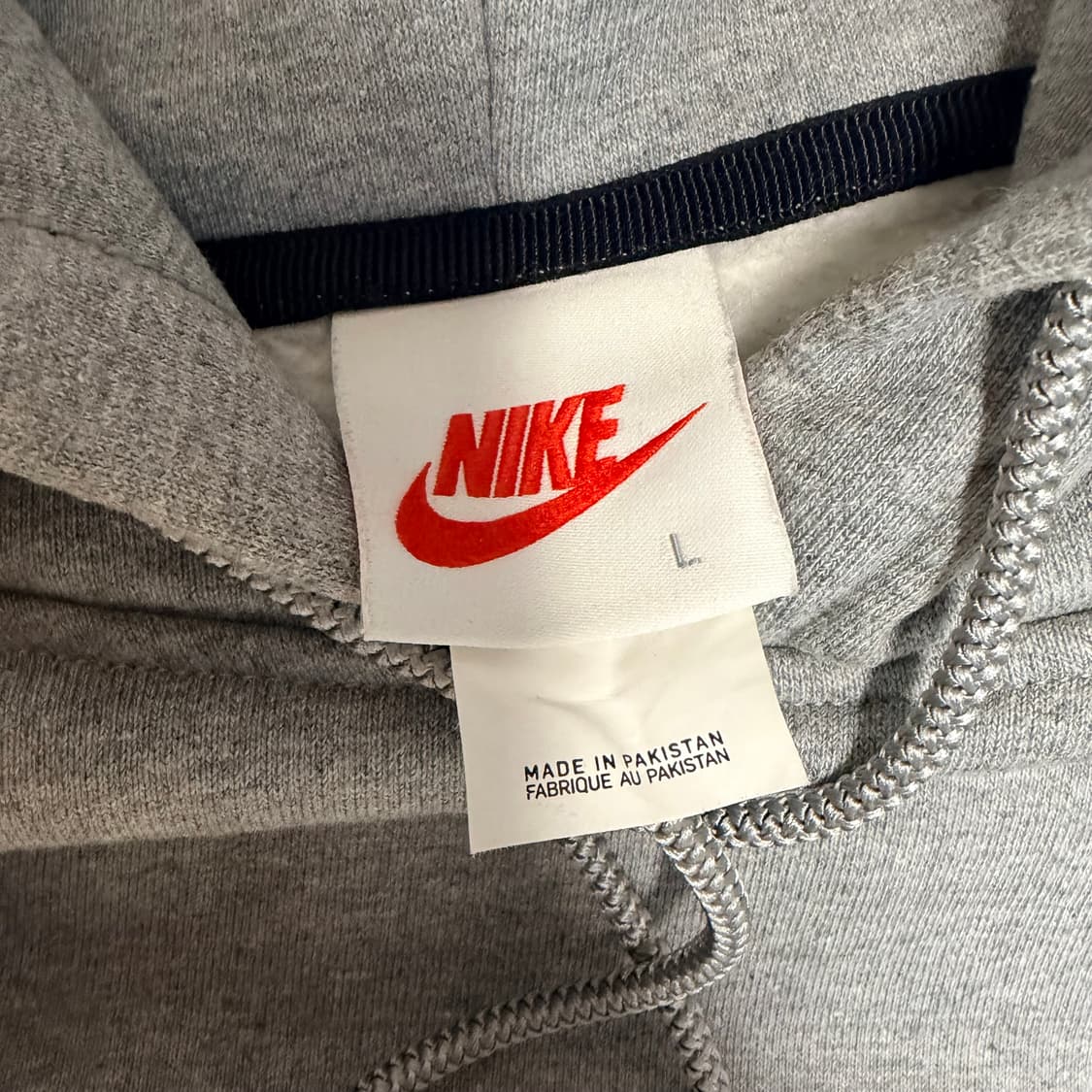 [L] 나이키 x 스투시 NRG RA 풀오버 후드 다크 그레이 헤더 상품이미지3