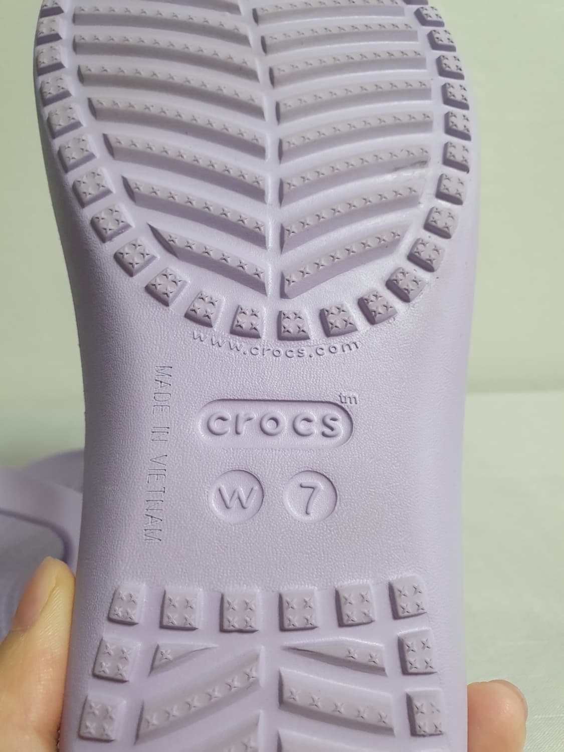크록스 카디2 슬리퍼 샌들 파스텔 퍼플 240mm 상품이미지9