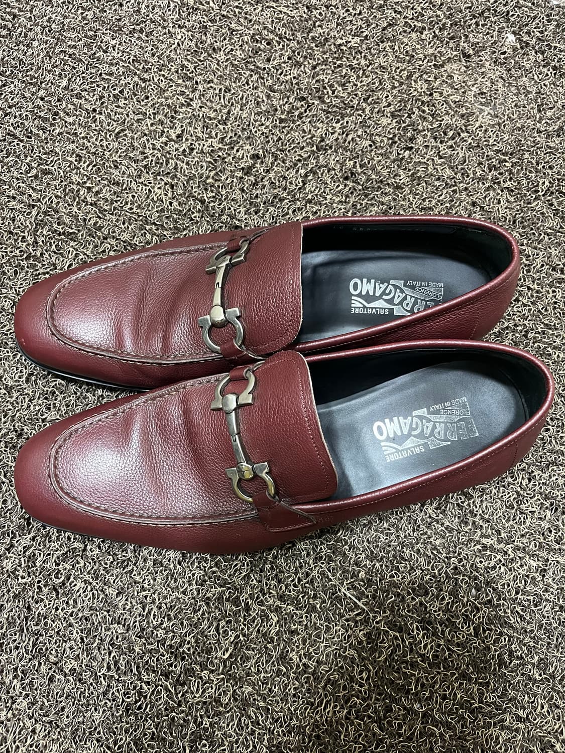 Salvatore Ferragamo 간치니 로퍼 / 버건디 / 9 X 상품이미지2