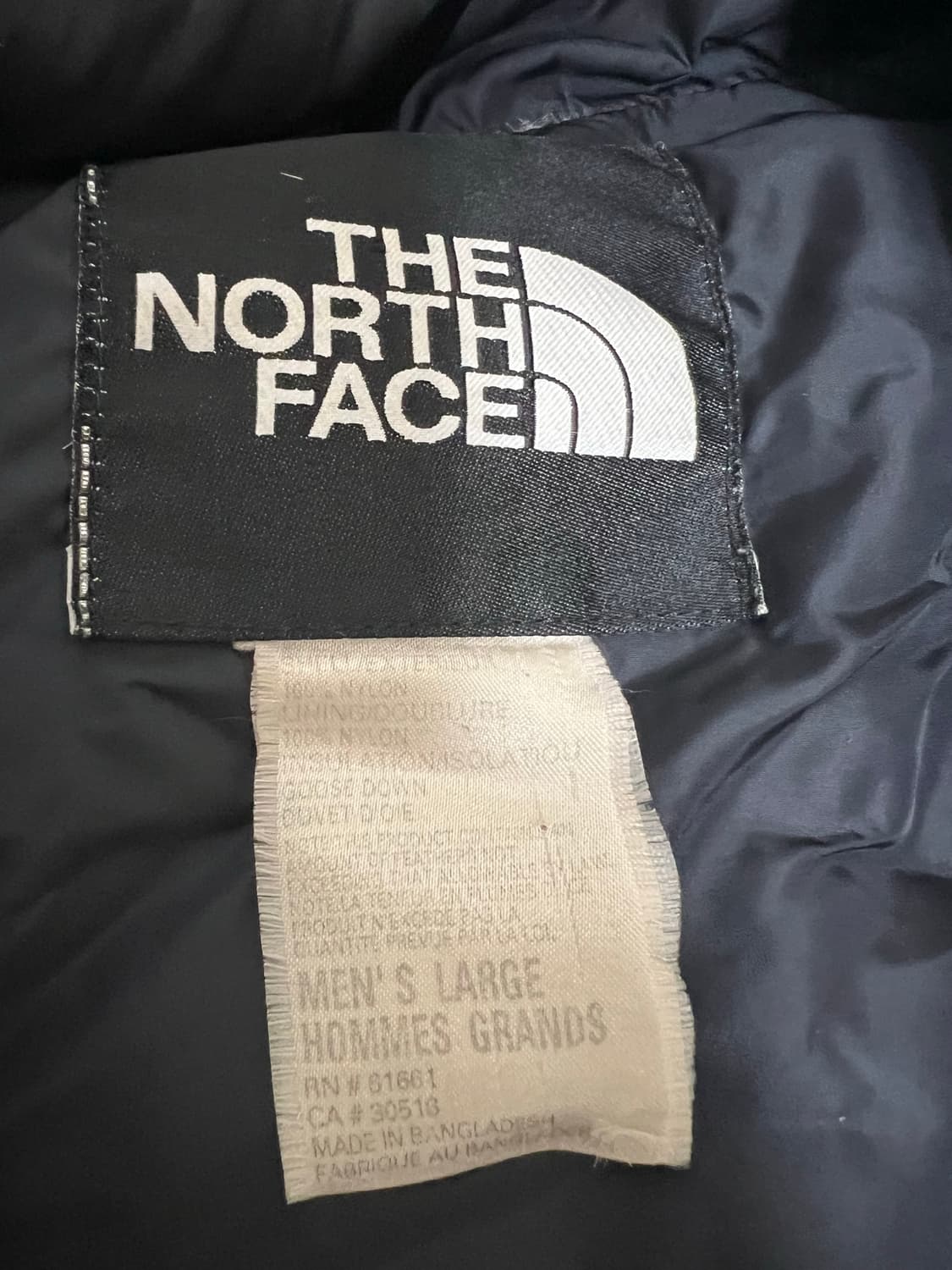 90s 일본판 노스페이스 어센트 600 패딩 눕시 상품이미지3