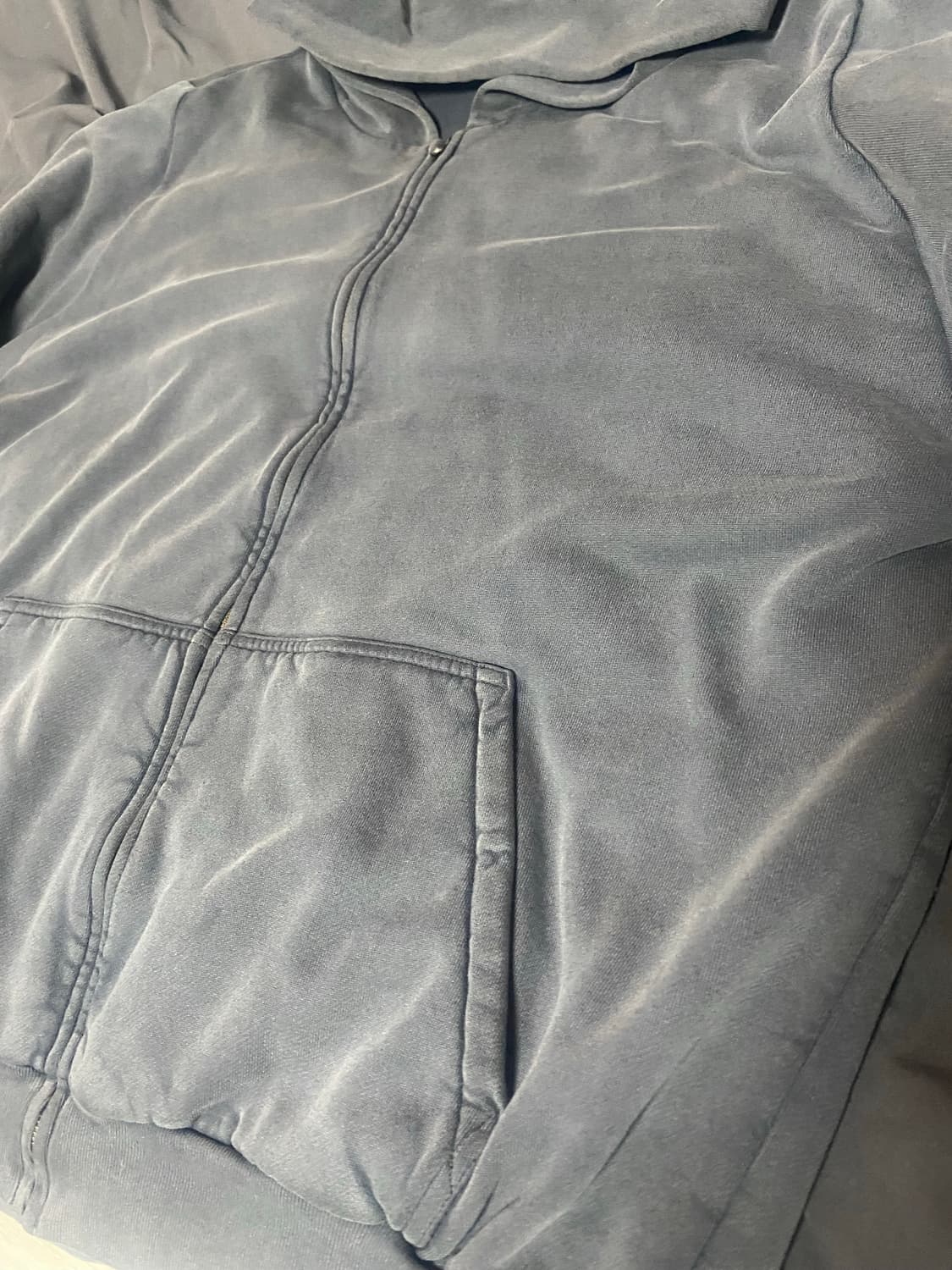 이지갭 후드집업 포에틱블랙 XXL yeezy gap hooded zip 상품이미지1