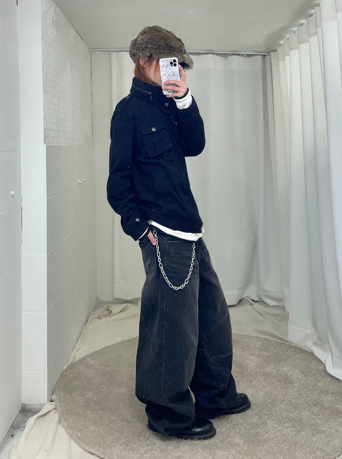 인더애틱 워크 자켓 데일리 그런지 펑크 힙 코디 세트 상품이미지2