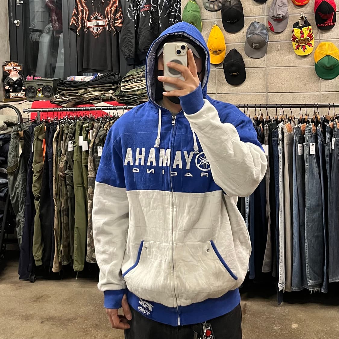 야마하 레이싱 후드 집업 (105) 상품이미지2