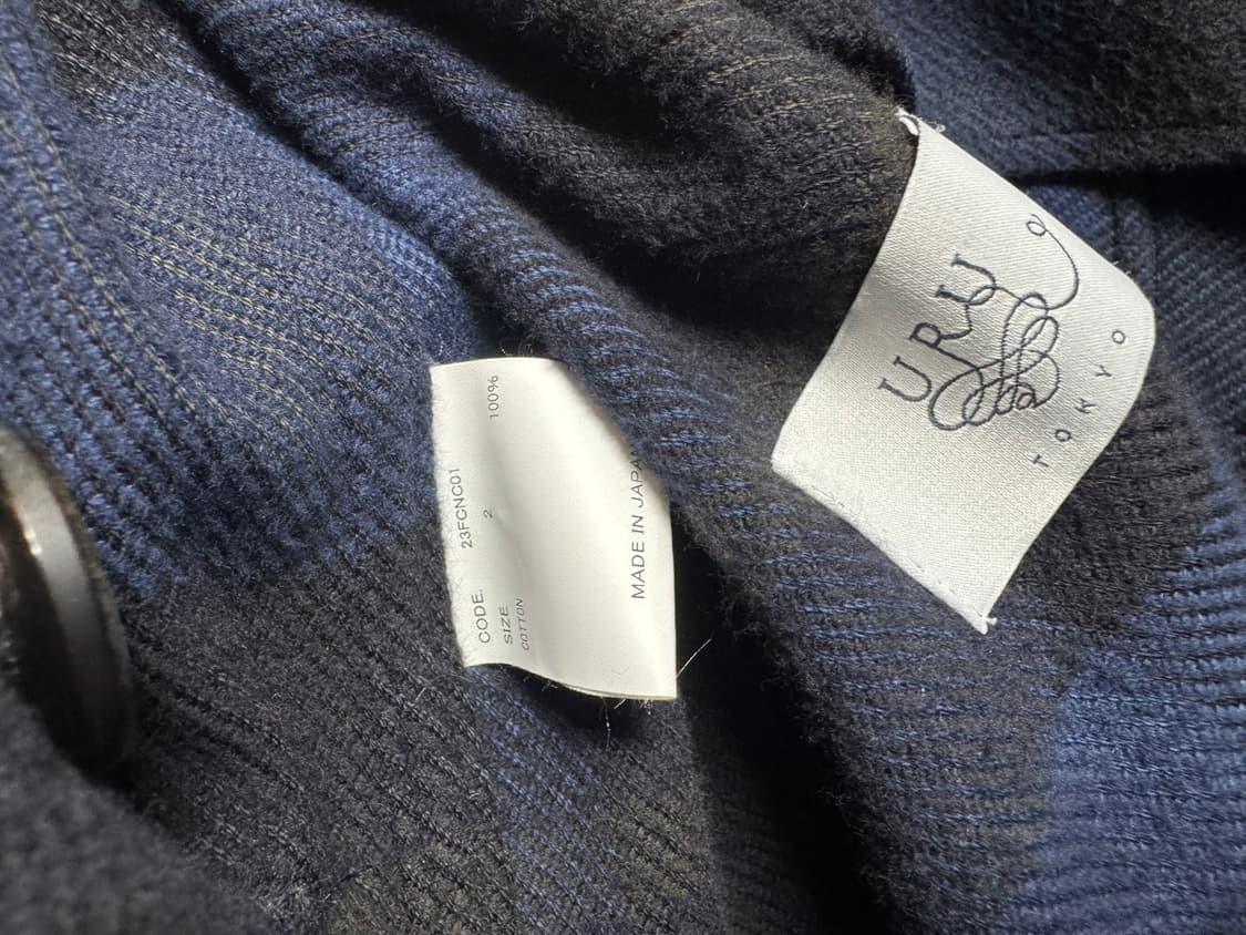 우루 23AW 코튼넬 커버올 상품이미지6