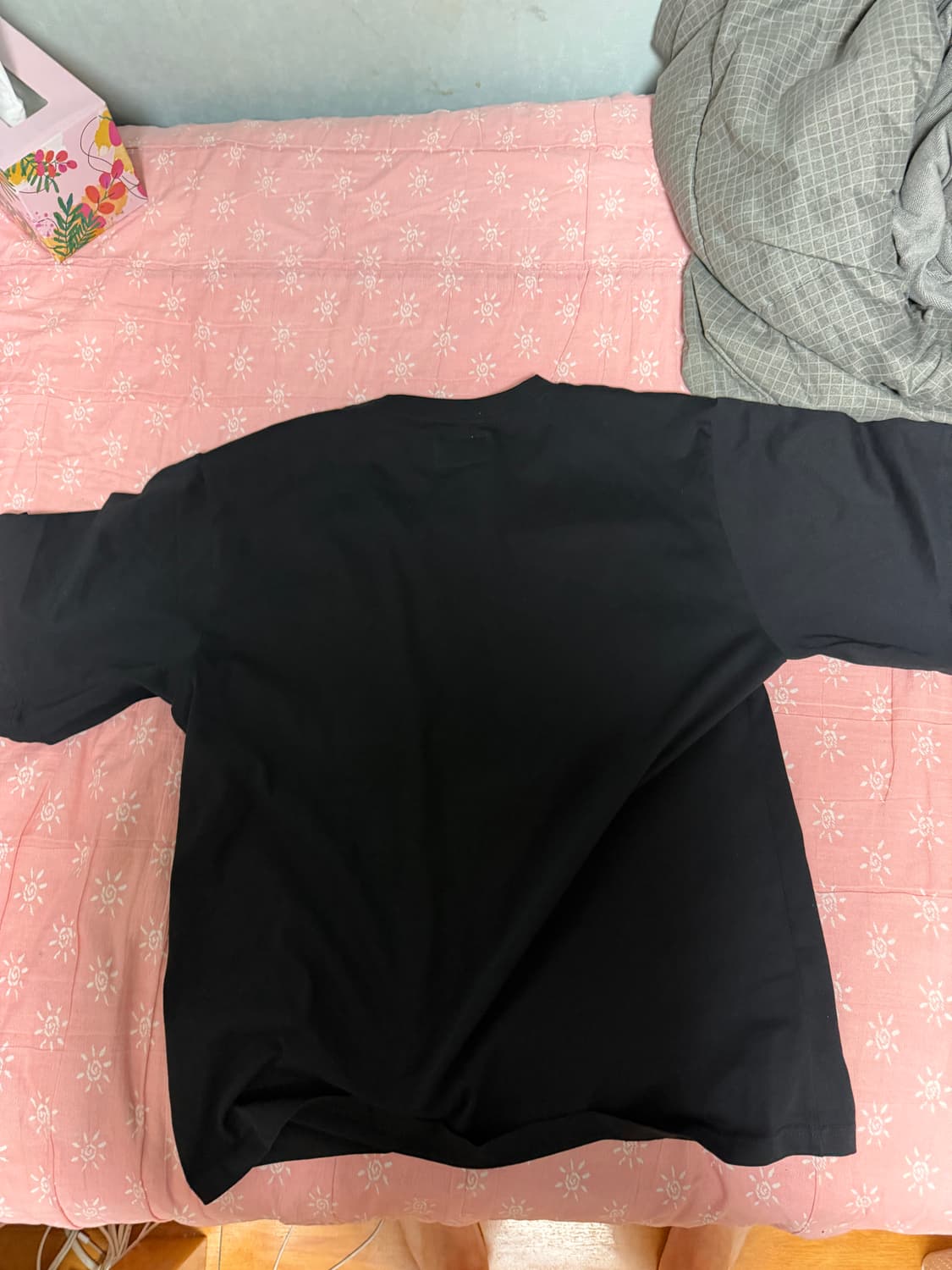 마뗑킴 반팔티 블랙 프리사이즈 실착1회 새상품급 판매 상품이미지5