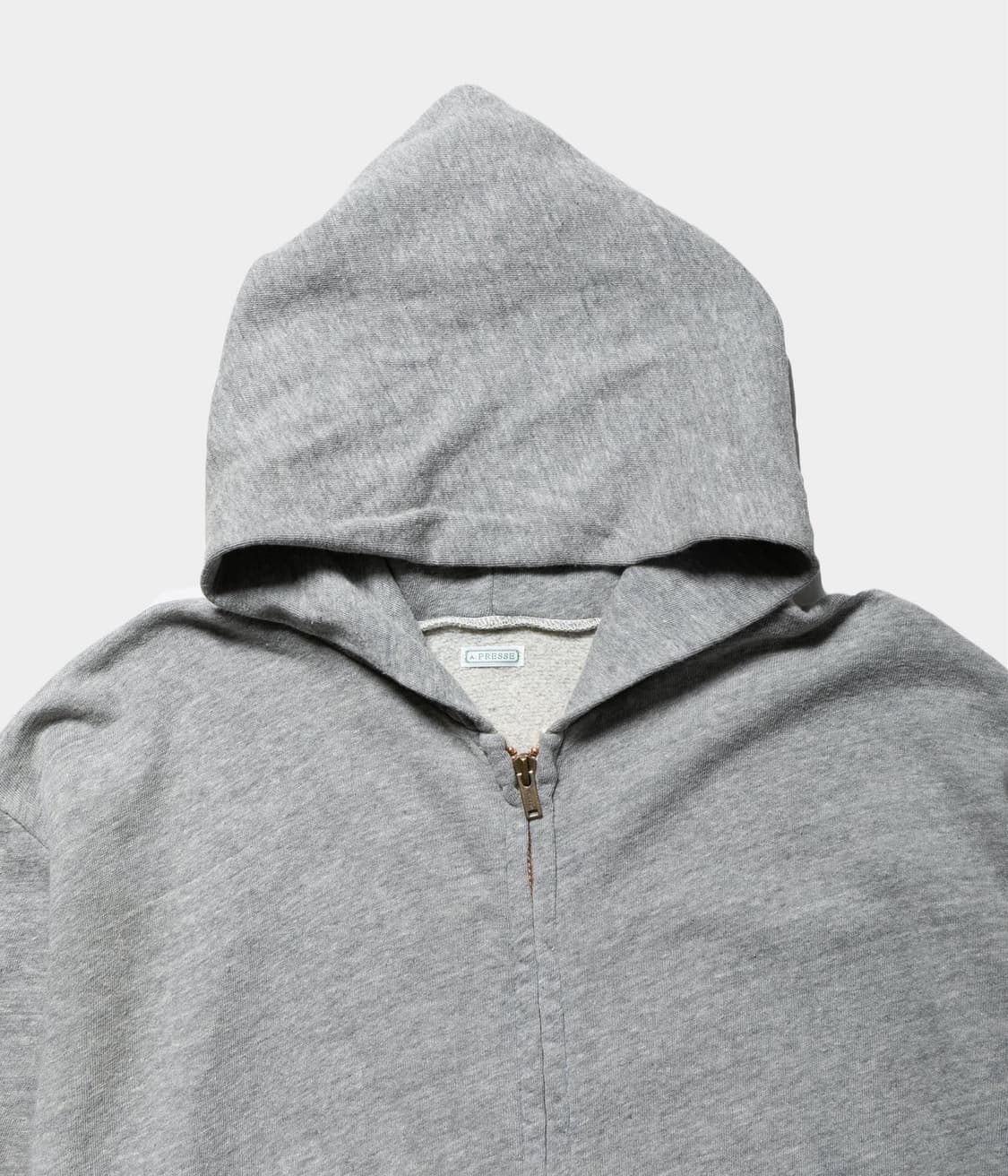 26SS A.presse 아프레쎄 빈티지 라이트웨이트 후드집업 그레이 상품이미지3