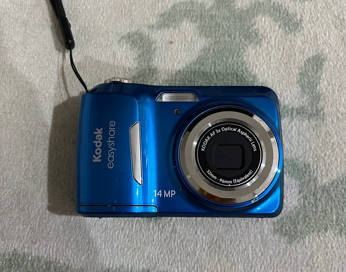 코닥 c1530 쨍한  블루 빈티지 카메라 디카 상품이미지1