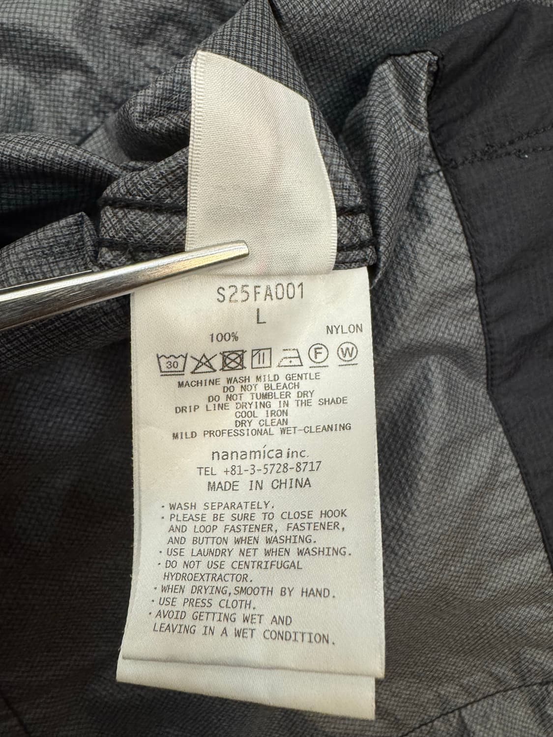 [L] 나나미카 라이트 웨이트 필드 자켓 블랙 상품이미지9