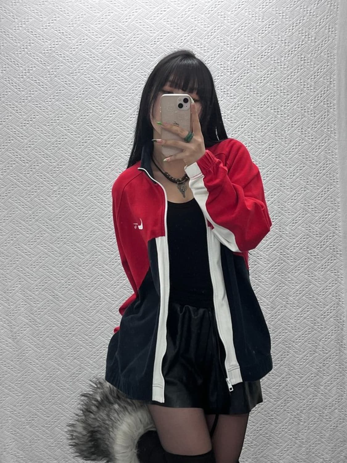 나이키 90's 레트로 빈티지 배색 트랙탑 스웻 집업 XXL C09268 상품이미지2