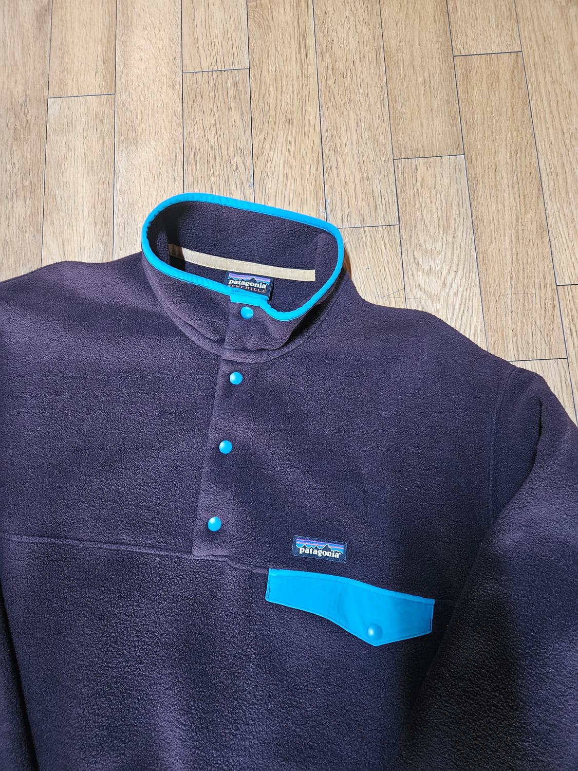 파타고니아 신칠라 헤비웨이트 옵시디안 플럼 L 플리스 후리스 상품이미지2