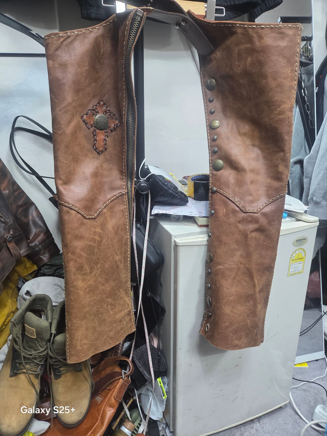 가죽  챕스   웨스턴   스타일 상품이미지1