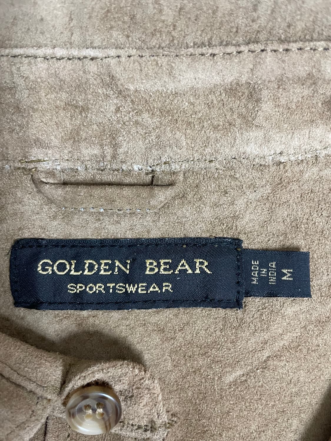 골든베어(golden bear)스웨이드 셔츠 자켓 상품이미지3