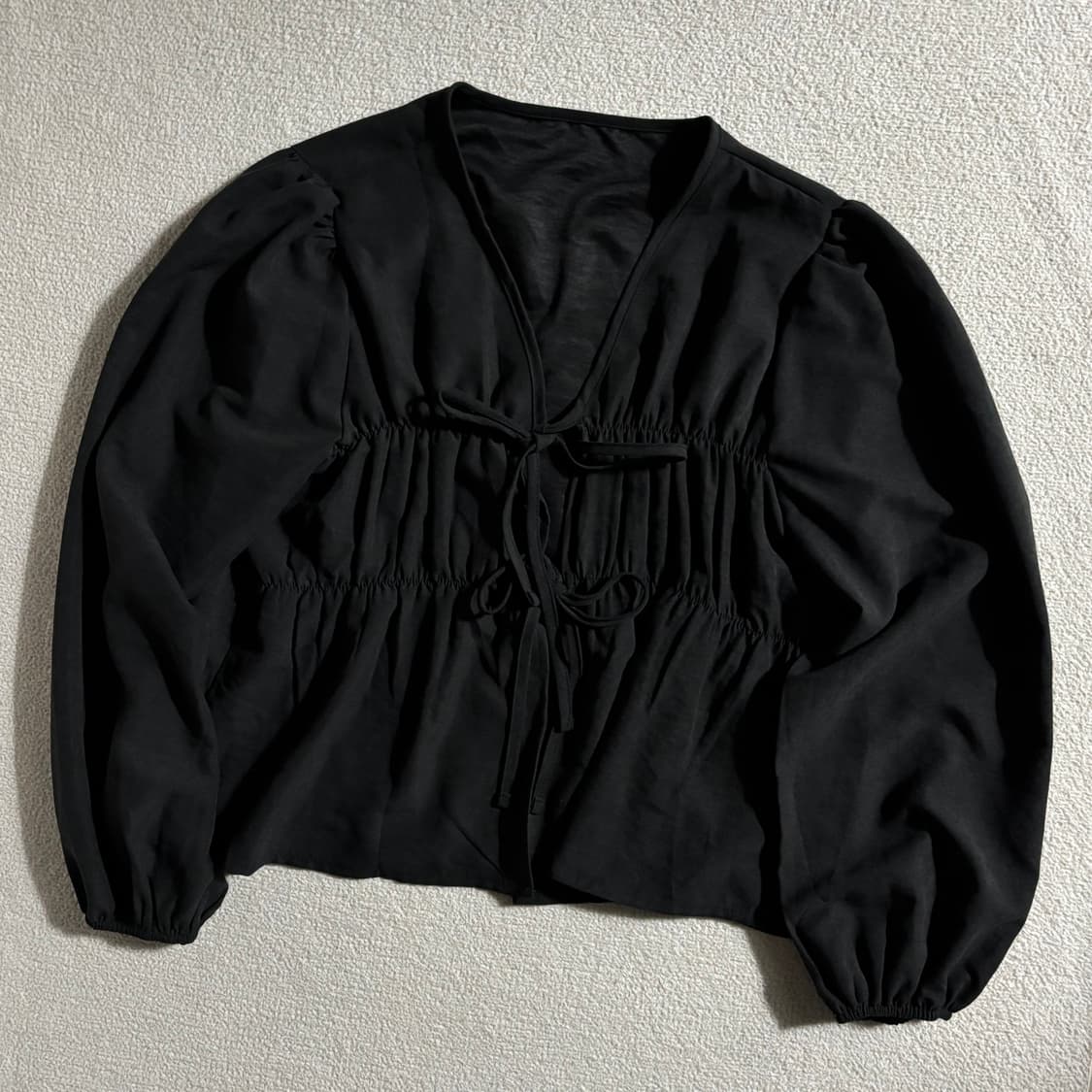 보세 차콜 밴딩 가디건 상품이미지1