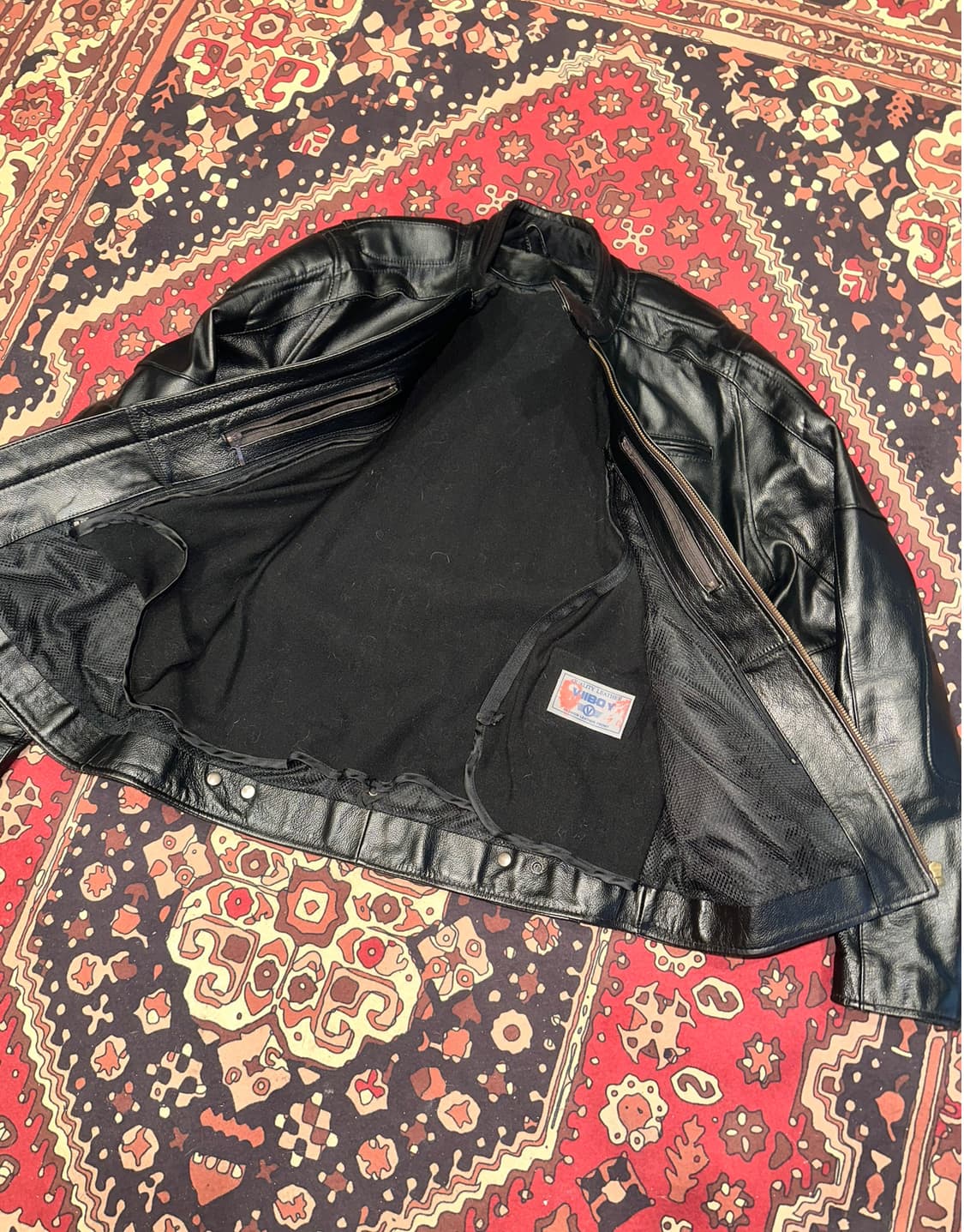 ( L-XL ) 바이커가죽 라이더자켓 레더자켓 레이싱가죽 봄버자켓 상품이미지3