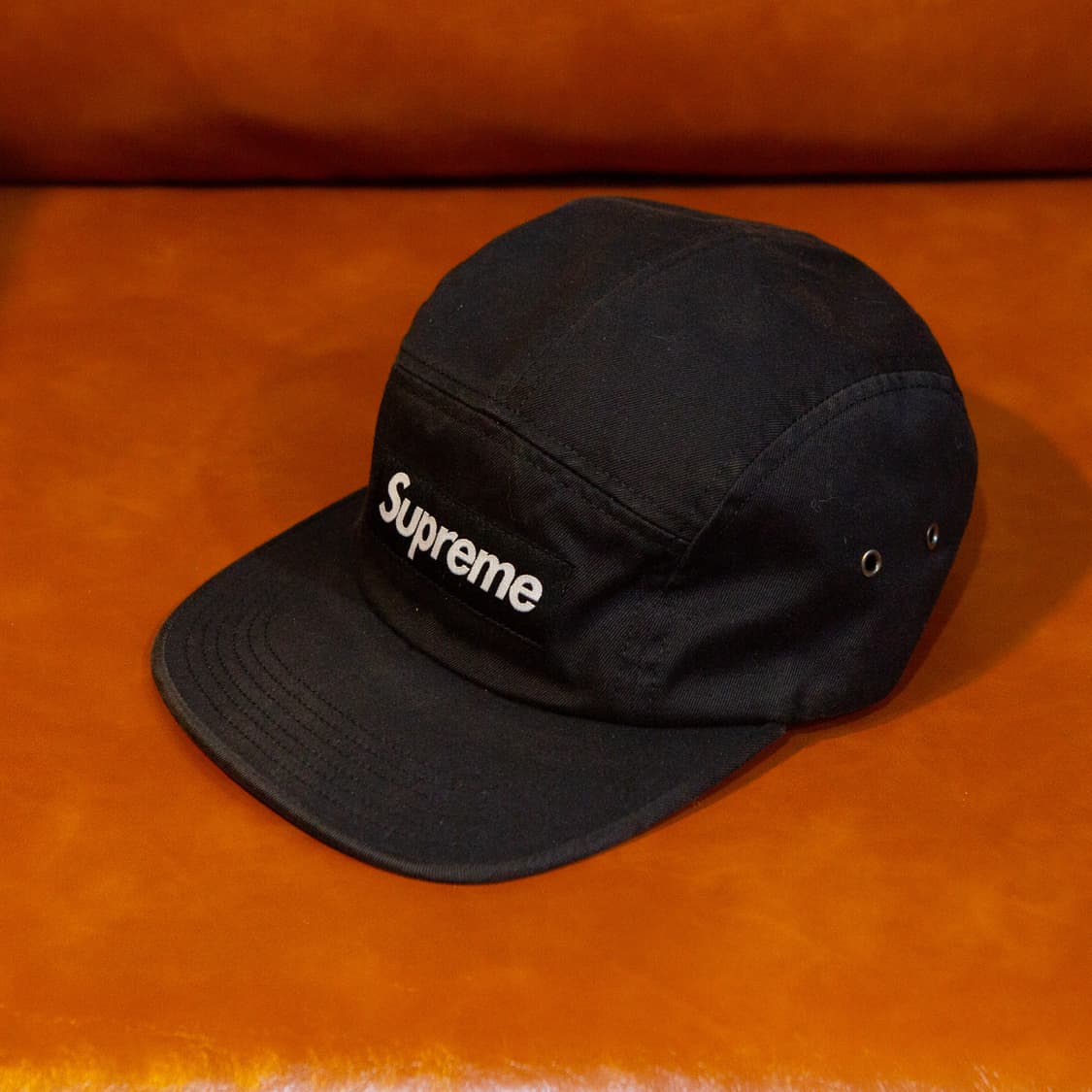 슈프림 캠프캡 블랙 상품이미지2