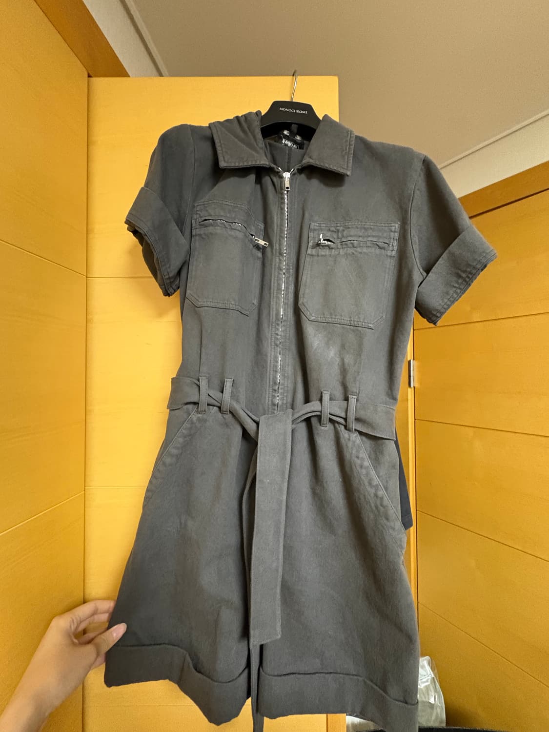 A.P.C 아페쎄 점프수트 - 차콜 38 상품이미지2
