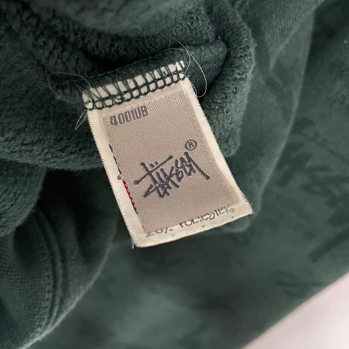 스투시 Stussy 월드투어 모노그램 후드티 다크그린 상품이미지5