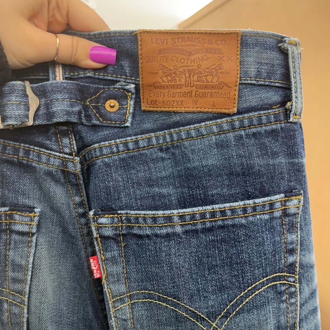리바이스 502xx 올드스쿨 빅E 재팬 데님팬츠 28인치 C06949 상품이미지5