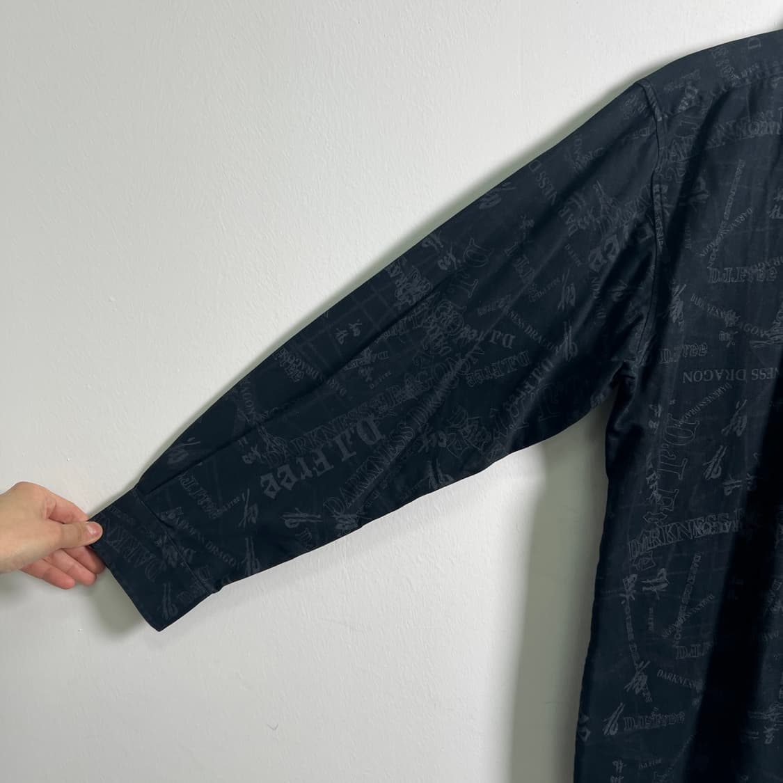 D.J. Free 블랙 펑크 셔츠 L 상품이미지7